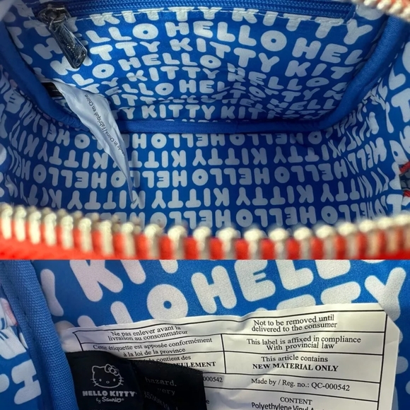 Loungefly x Sanrio Hello Kitty NWT Backpack Bag Crossbody 2 Way - Picture 2 of 6